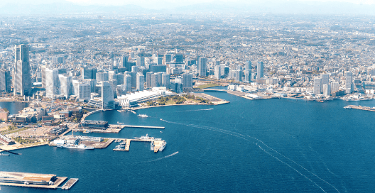 横浜の街並み